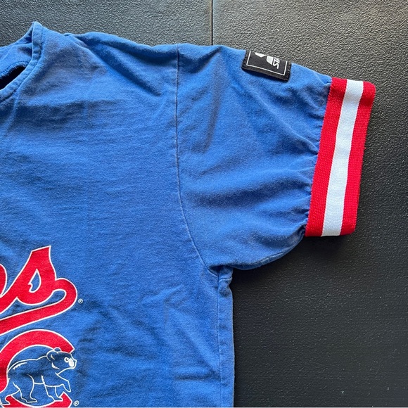Vintage Y2K Starter Chicago Cubs Kids Jersey T Shirt MLB Baseball Tee - Picture 5 of 11